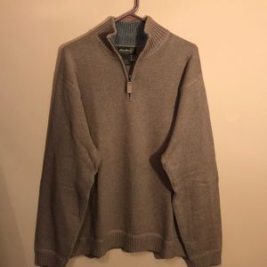 Men’s Eddie Bauer Long Sleeve 1/4  Zip Up Sweater